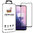 Full Coverage Tempered Glass Screen Protector for OnePlus 7 - Black